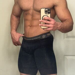 Shock Doctor Black Compression Shorts